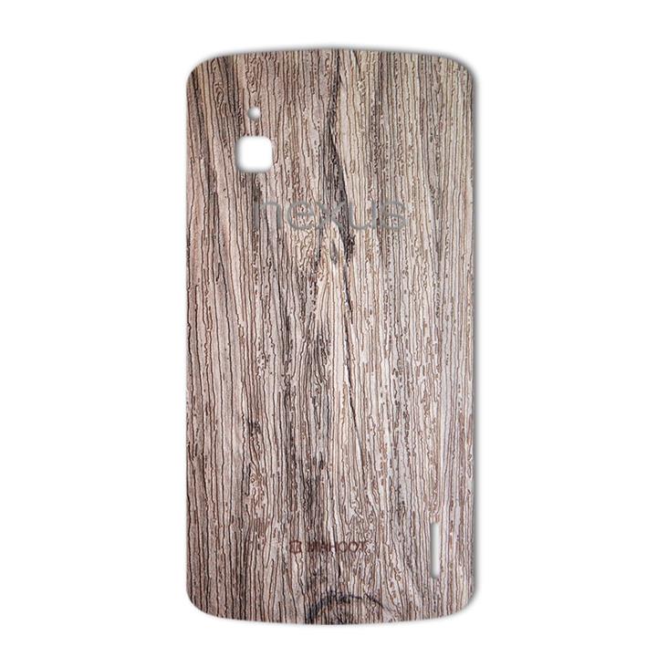 برچسب تزئینی ماهوت مدل Walnut Texture مناسب برای گوشی  Google Nexus 4 MAHOOT Walnut Texture Sticker for Google Nexus 4